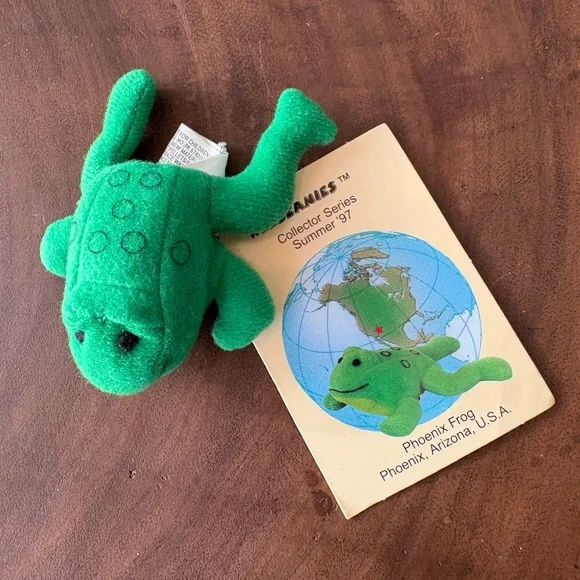 Phoenix frog Weebeanies Collectible Series 1997; cute purse charm or key ring - Picture 3 of 7
